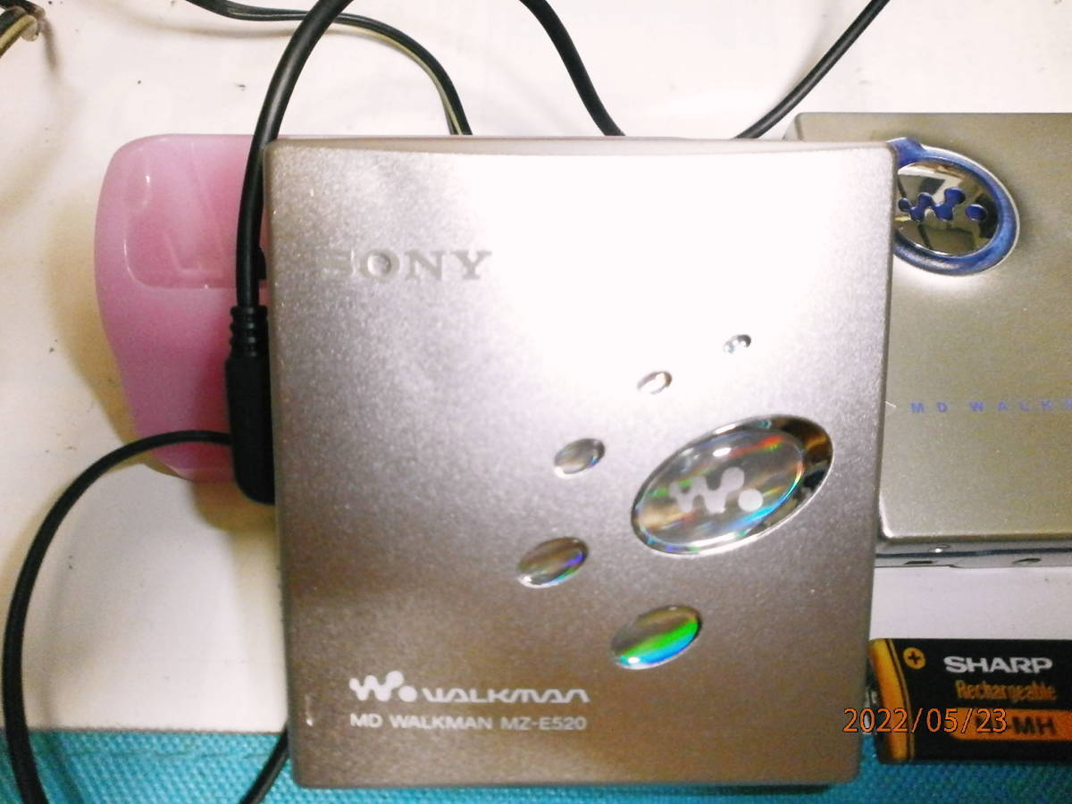SONY MZ-E520-P/MZ-E510 難有りセット ソニーウォークマンMD SONY MZ-E520-P/MZ-E510 難有りセット ソニーウォークマンMD