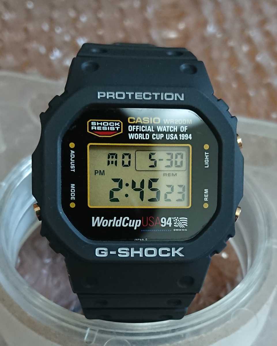 優先配送 CASIO G-SHOCK DW-5994-1B 94年サッカーWCモデル - 時計