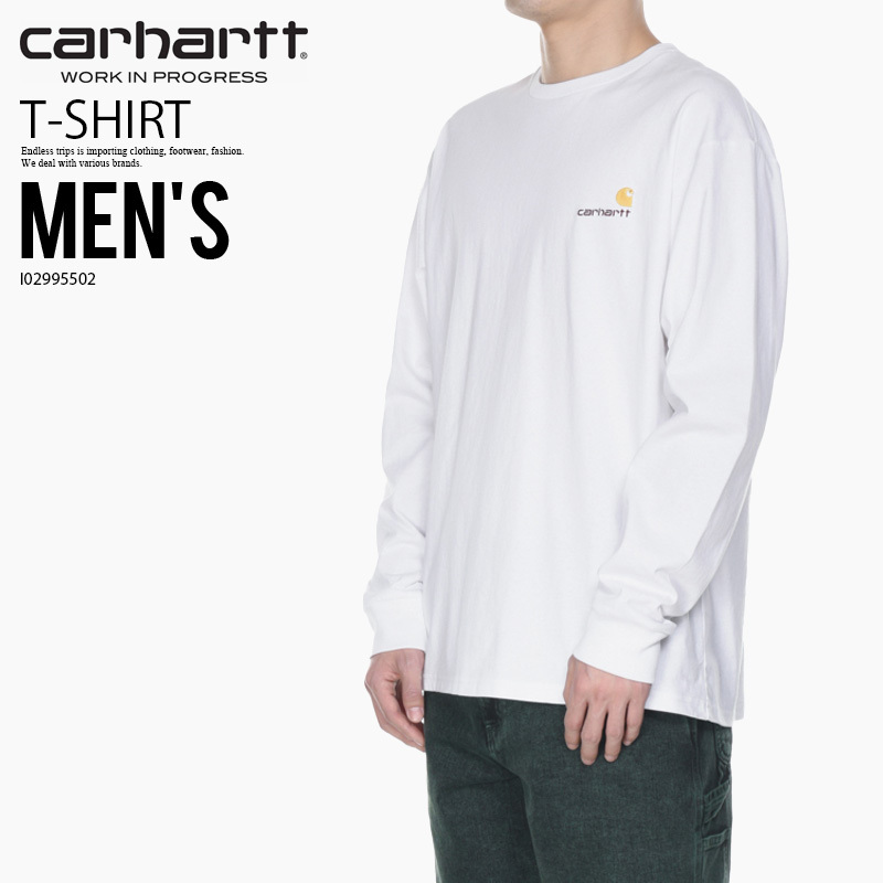 輝い 新品□CARHARTT WIP Tシャツ□長袖□MENS(L)□ホワイト□I029955