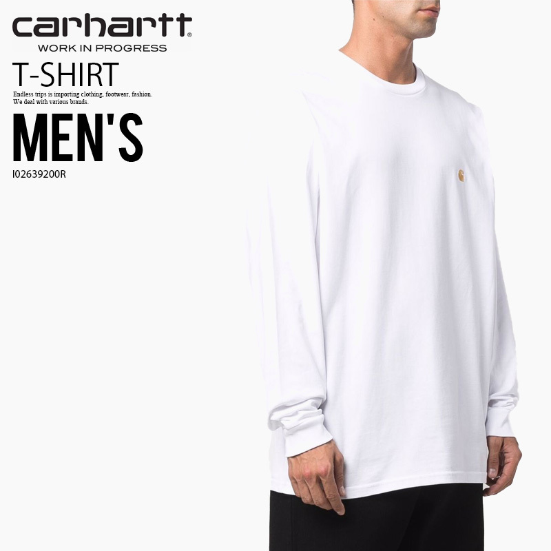 新品■CARHARTT WIP カーハート L/S CHASE T-SHIRT ロングスリーブ チェイス Tシャツ■長袖■MENS(L)■ホワイト■I026392