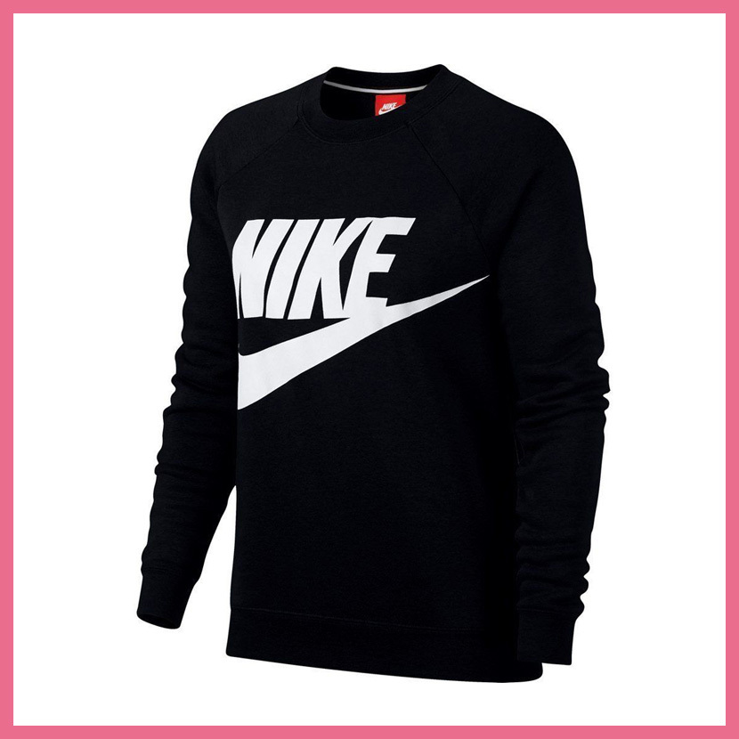 ■新品■NIKE/ナイキ■WOMENS RALLY CREW (SWEATSHIRT) ラリー クルー スウェットシャツ■WOMENS(XS)■トレーナー ■ブラック■943791_画像2