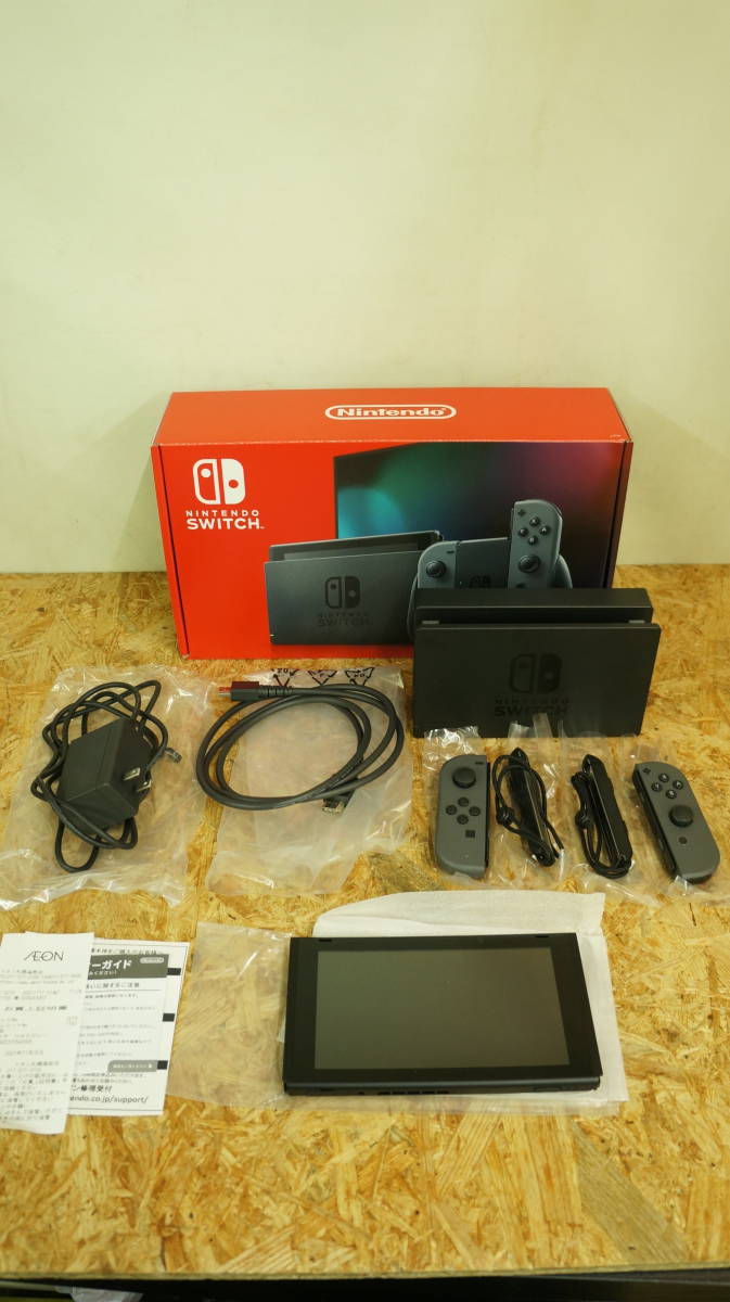美品 Nintendo Switch ニンテンドー スイッチ グレー 本体 www.gastech