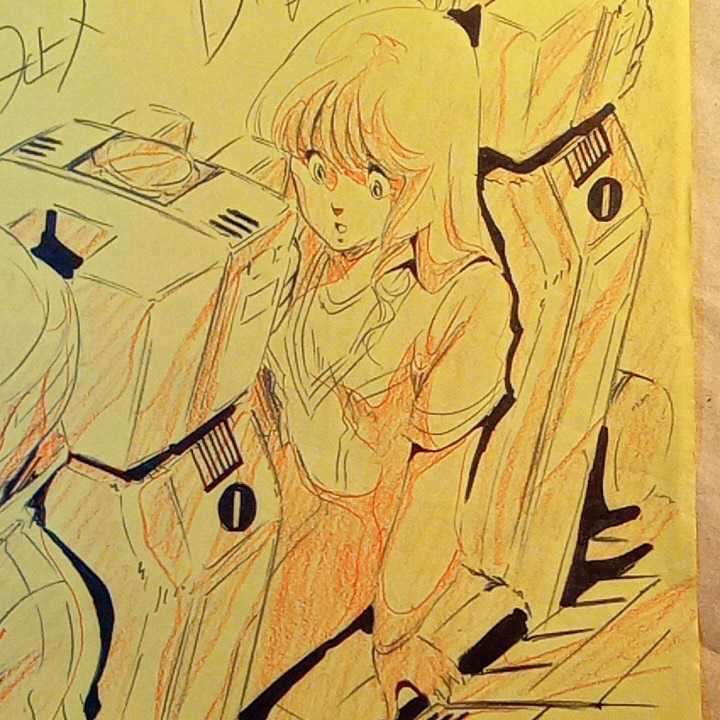 Yahoo!オークション - TV版・超時空要塞 マクロス の原画(1) Yahoo!オークション - TV版・超時空要塞 マクロス の原画(1)