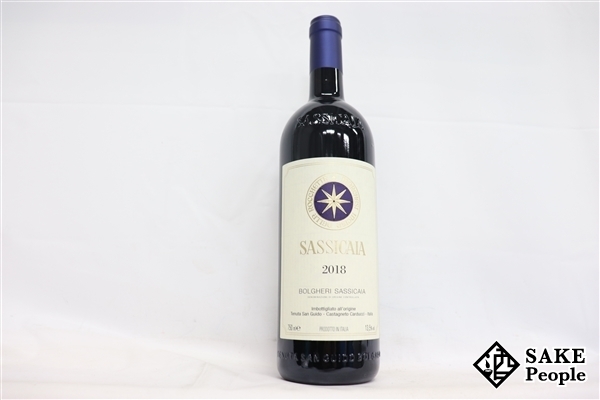 □注目! サッシカイア 2018 750ml 13.5% イタリア 赤 cutacut.com