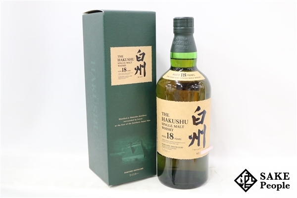 ◇注目! サントリー 白州 18年 シングルモルト 旧ボトル 700ml 43% 箱