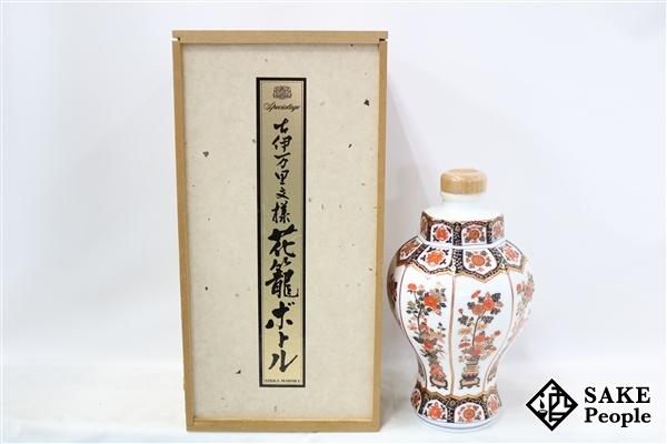 ◇注目! ニッカ スペシャル・エイジ 古伊万里文様 花籠ボトル 陶器