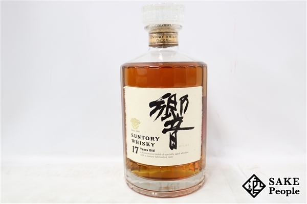 ◇注目! サントリー 響 17年 旧ボトル 裏ゴールドラベル 700ml 43