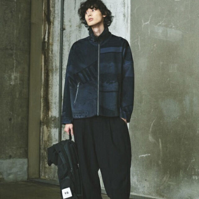 Y-3/ワイスリー/ヨウジヤマモト/M CH2 VELVET SPACER ZINE AOP FZ/ベルベットグラフィックデザインブルゾン/ビッグシルエット