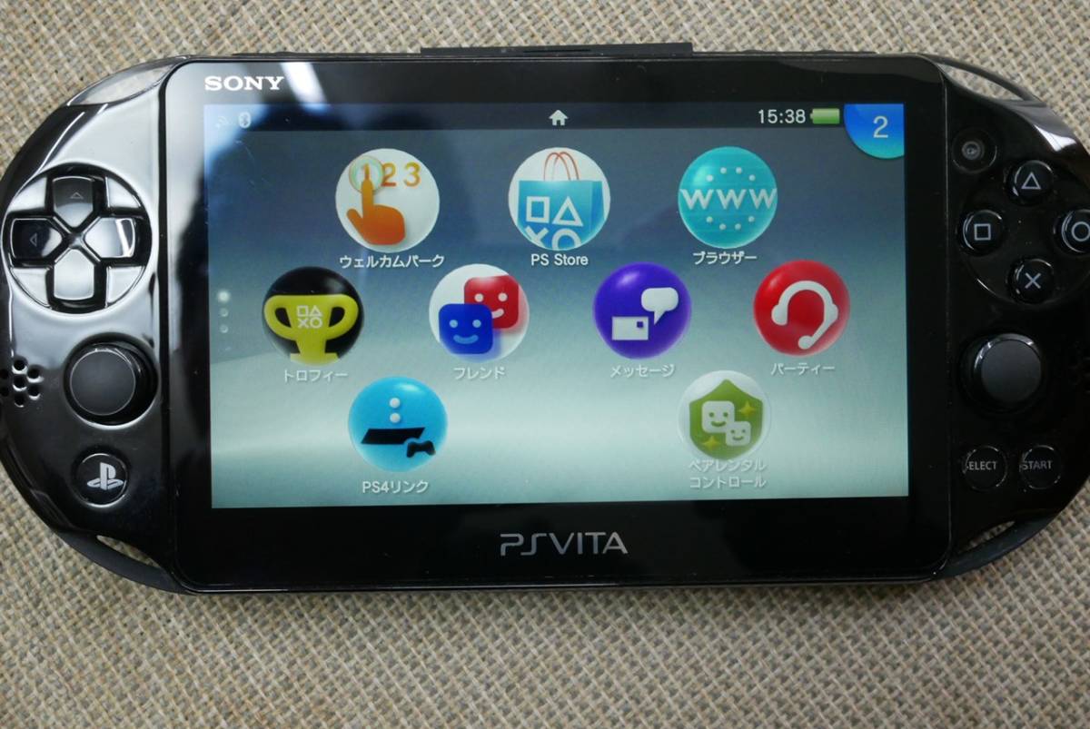 PlayStation Vita PCH-2000 Wi-Fiモデル ブラック 太鼓の達人 ほぼ新品