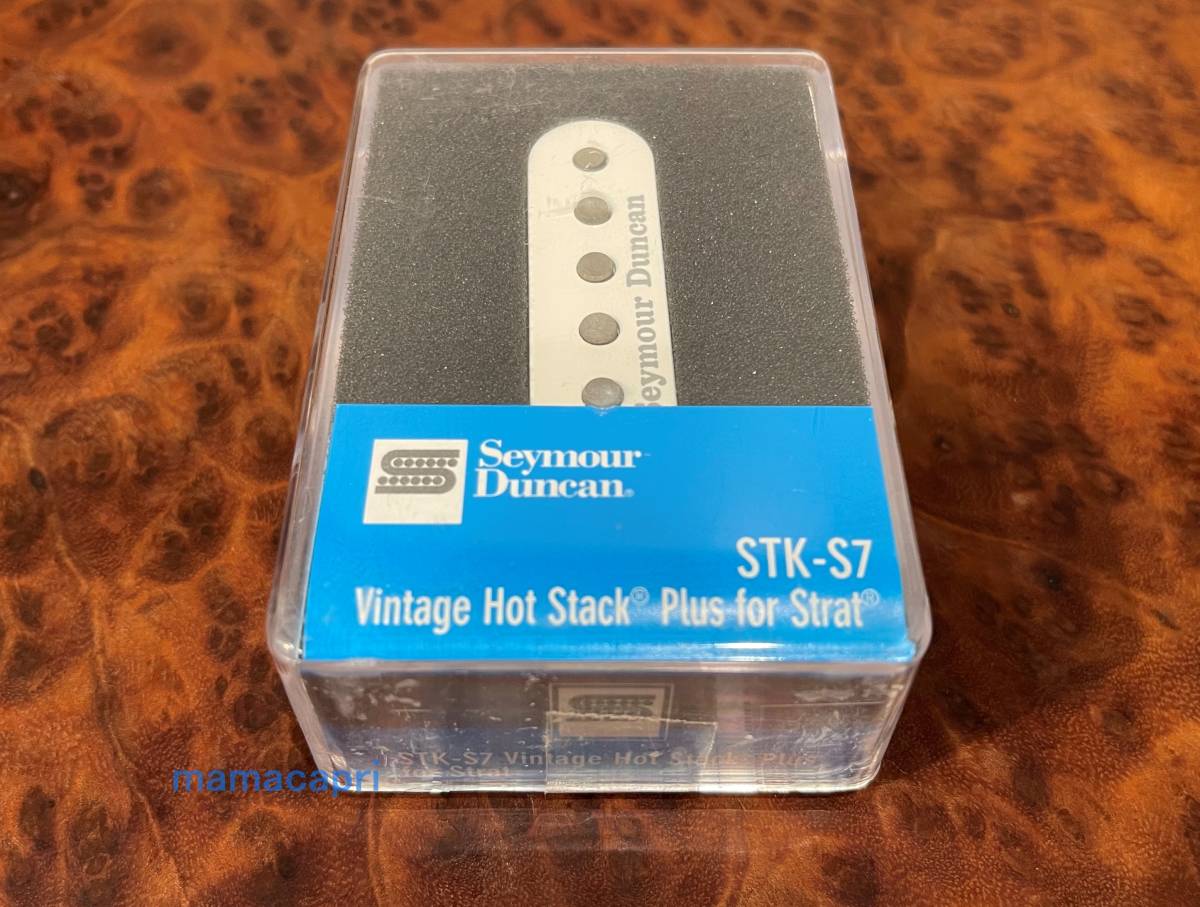 新品Seymour Duncan STK-S7 White Pickup Vintage Hot Stack Plus For Strat ロゴ有 ストラト ストラトキャスター Stratocaster用 ホワイト