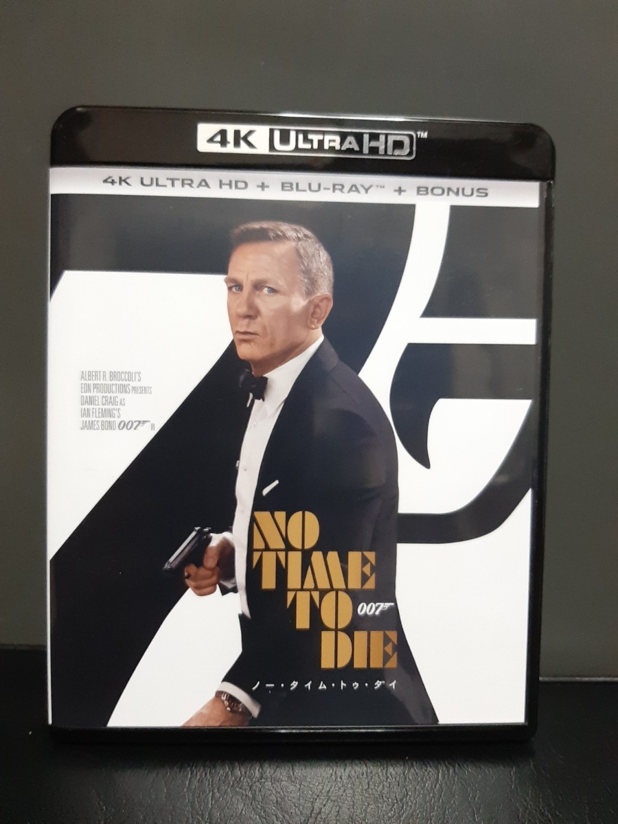 【送料無料】007 欧州版ノー・タイム・トゥ・ダイ4KUHD+ブルーレイ