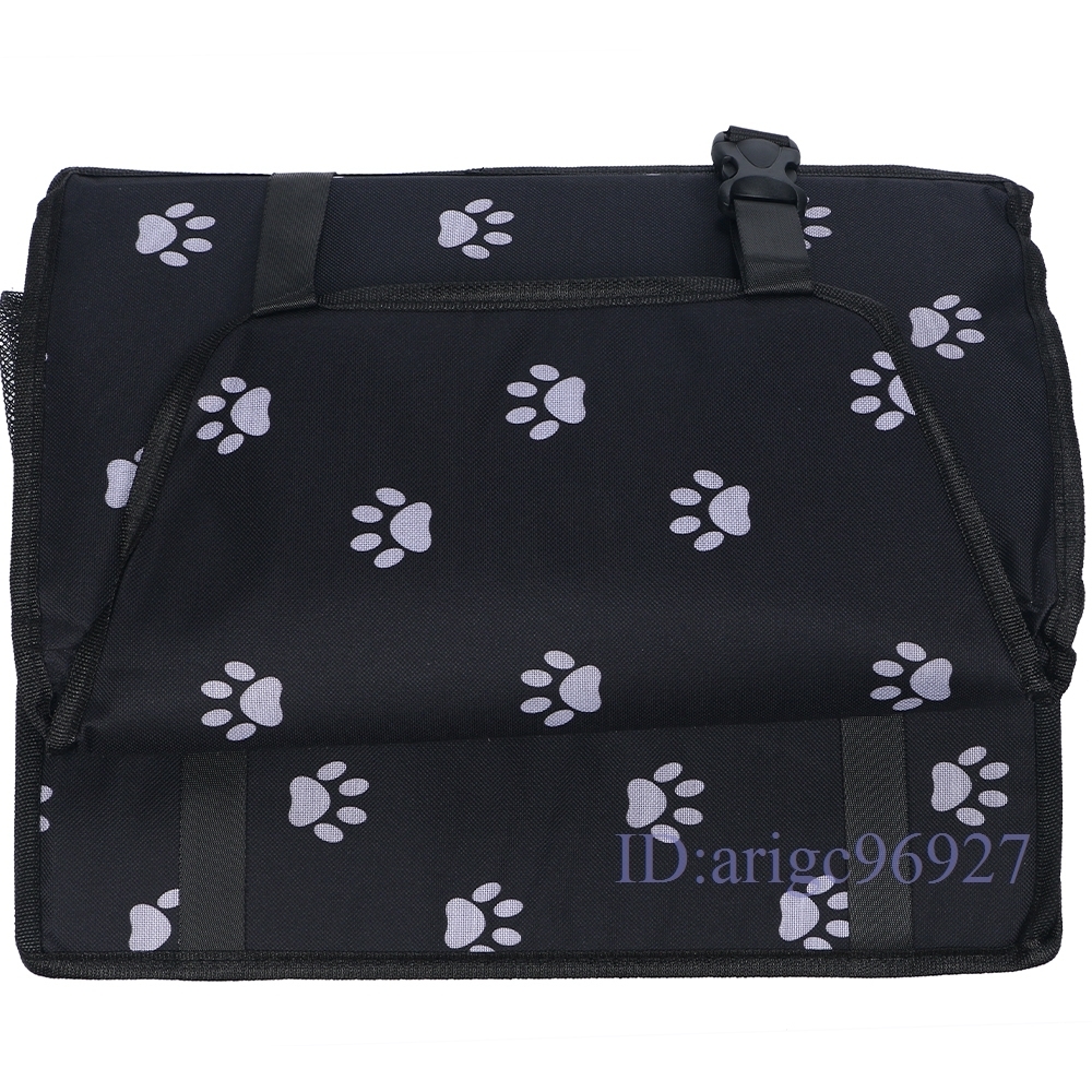 O287* new goods for pets Drive box Drive bed dog dog car cat cat Drive cage stone chip .. prevention ( black . pair trace )