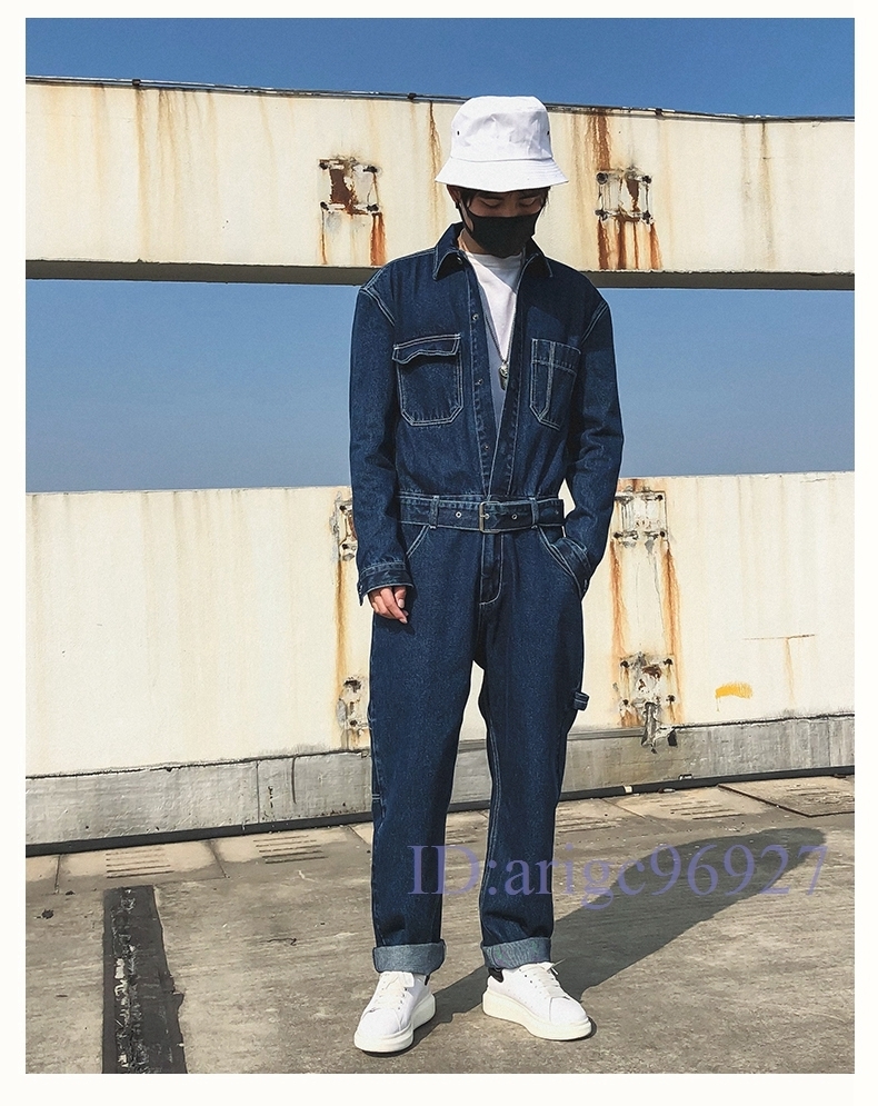 M758* new goods men's overall Denim coveralls all-in-one spring autumn overall Denim pants painter's pants jeans work 