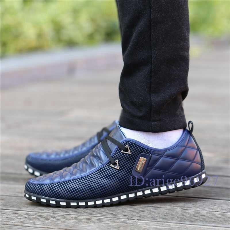 F817* sneakers walking shoes slip-on shoes spring autumn Loafer check pattern 3 сolor selection white 24~27cm