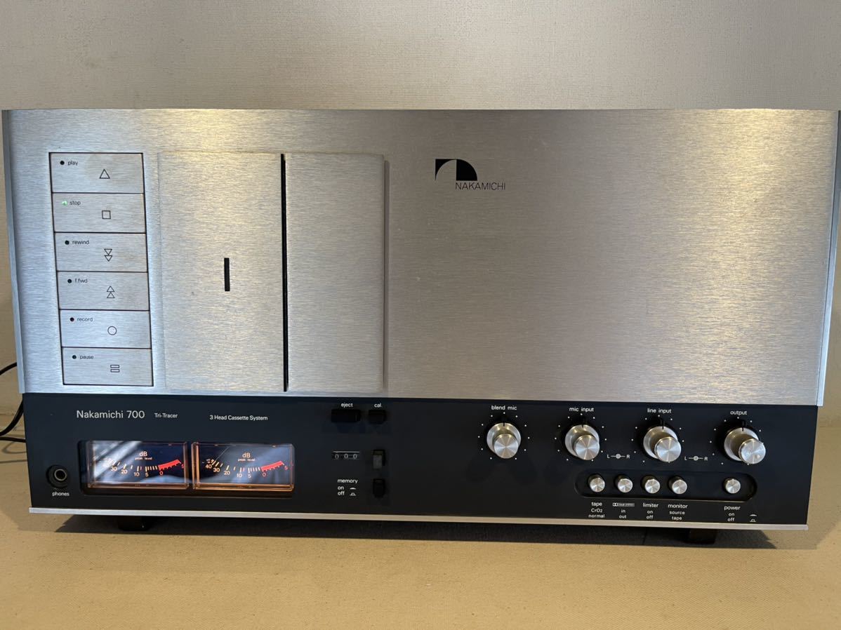 美品 通電確認済 Nakamichi 700 カセット テープ デッキ ナカミチ 3