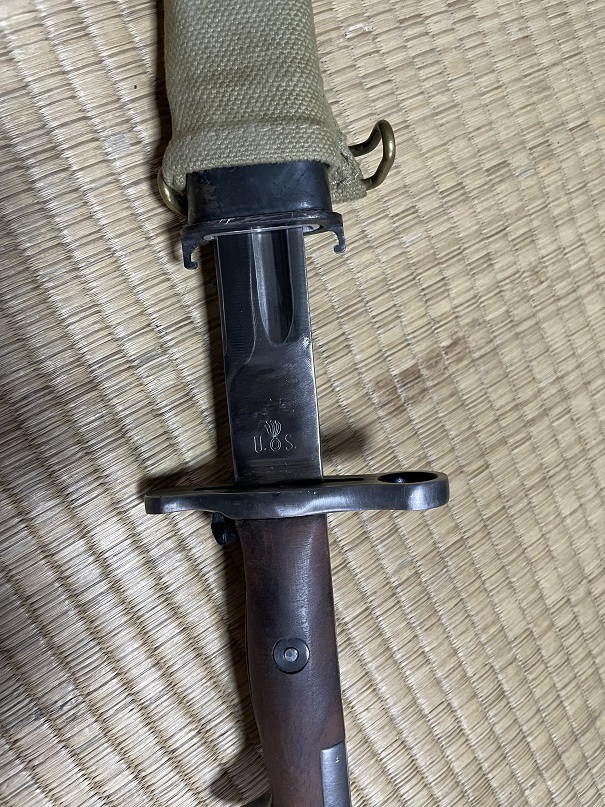 WW2　アメリカ軍　M1905銃剣　中古_画像3