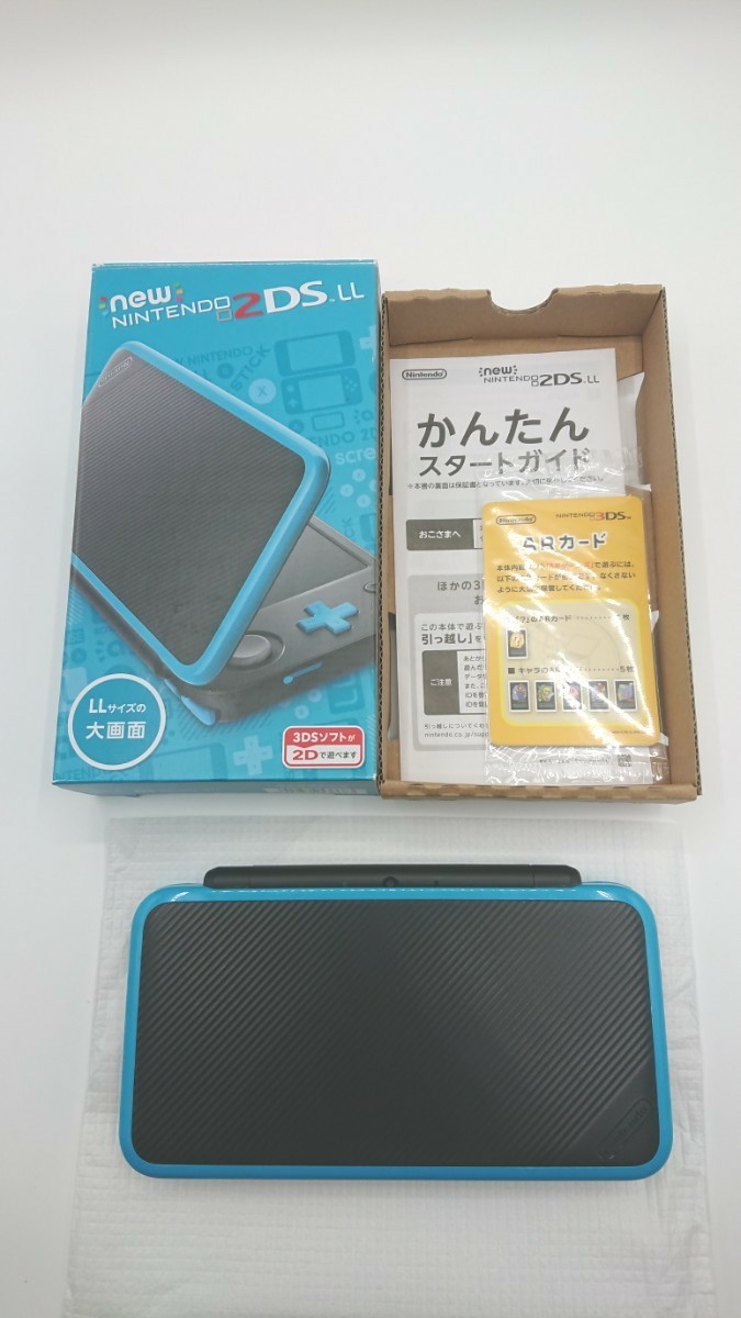 12月スーパーSALE 15%OFF】 2DS Newニンテンドー ○美品 LL 箱付き 買い超安い Newニンテンドー2DS ブラック×ターコイズ LL 携帯用ゲーム本体