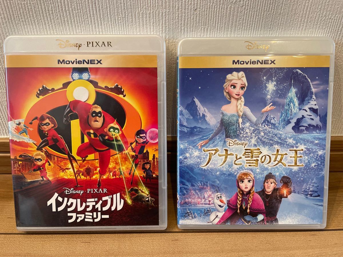 インクレディブル・ファミリー Blu-ray & アナと雪の女王 DVD セット