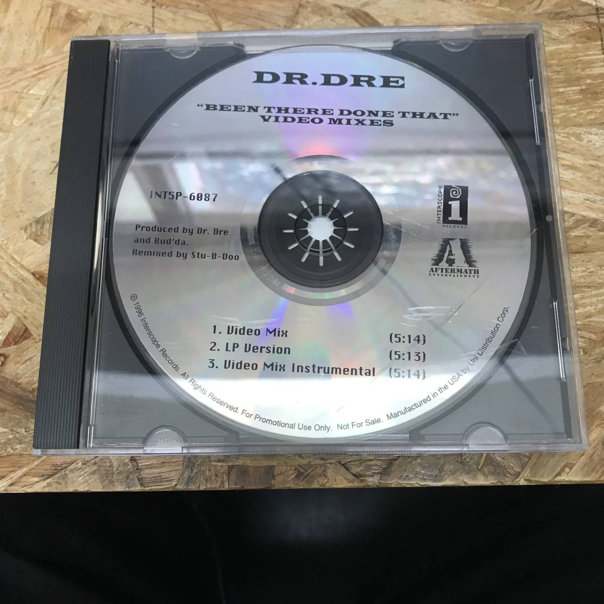 ● HIPHOP,R&B DR. DRE - BEEN THERE DONE THAT INST,シングル CD 中古品_画像1