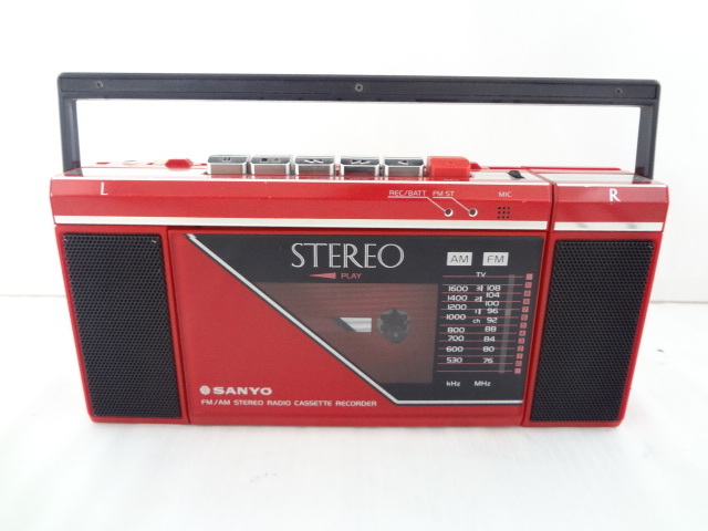 SANYO FM/AM ラジカセ MR-F10 三洋電機 サンヨー ステレオ SANYO FM/AM ラジカセ MR-F10 三洋電機 サンヨー ステレオ
