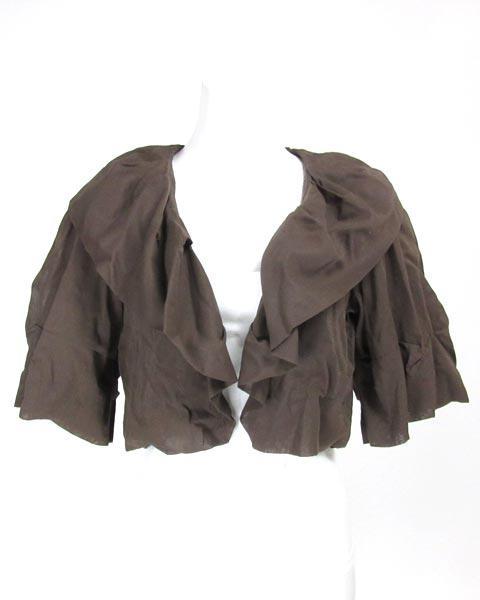 フォクシー FOXEY こげ茶 ジャケット 38 cutacut.com