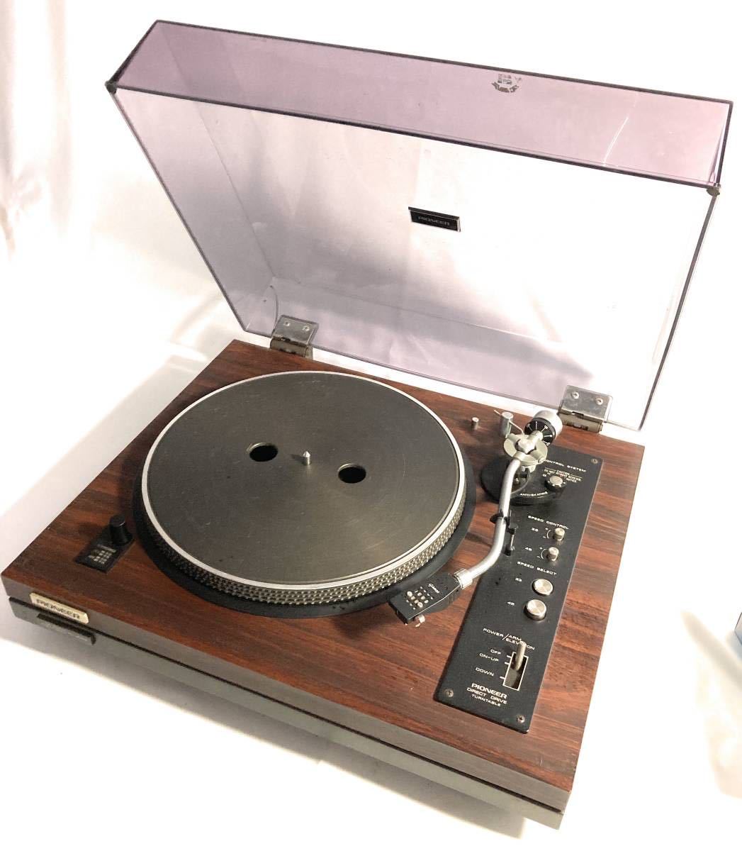 オーディオ機器 その他 堅実な究極の PIONEER パイオニア レコードプレーヤー PL-1200 動作品 