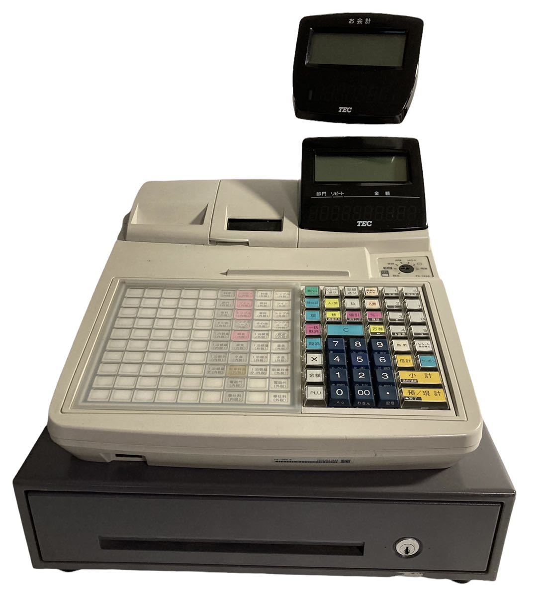 食向/店名設定無料/東芝テック FS-1550 品/軽減税率対応 レジ