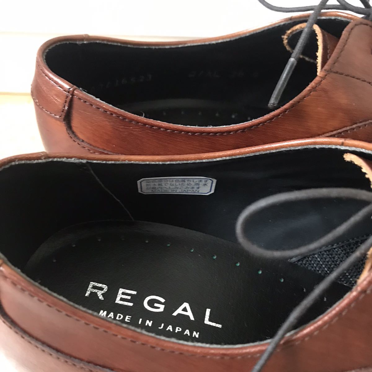 美品 リーガル ストレートチップ 21AL 茶 26.0 ビジネスシューズ REGAL