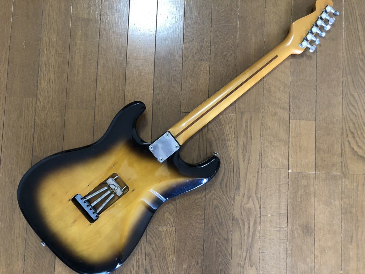 [GT]Fender Japan Squier フェンダー・ジャパン・スクワイヤー ST57 2TS サンバースト Eシリアル メイプル1ピースネック！Made in Japanの画像8