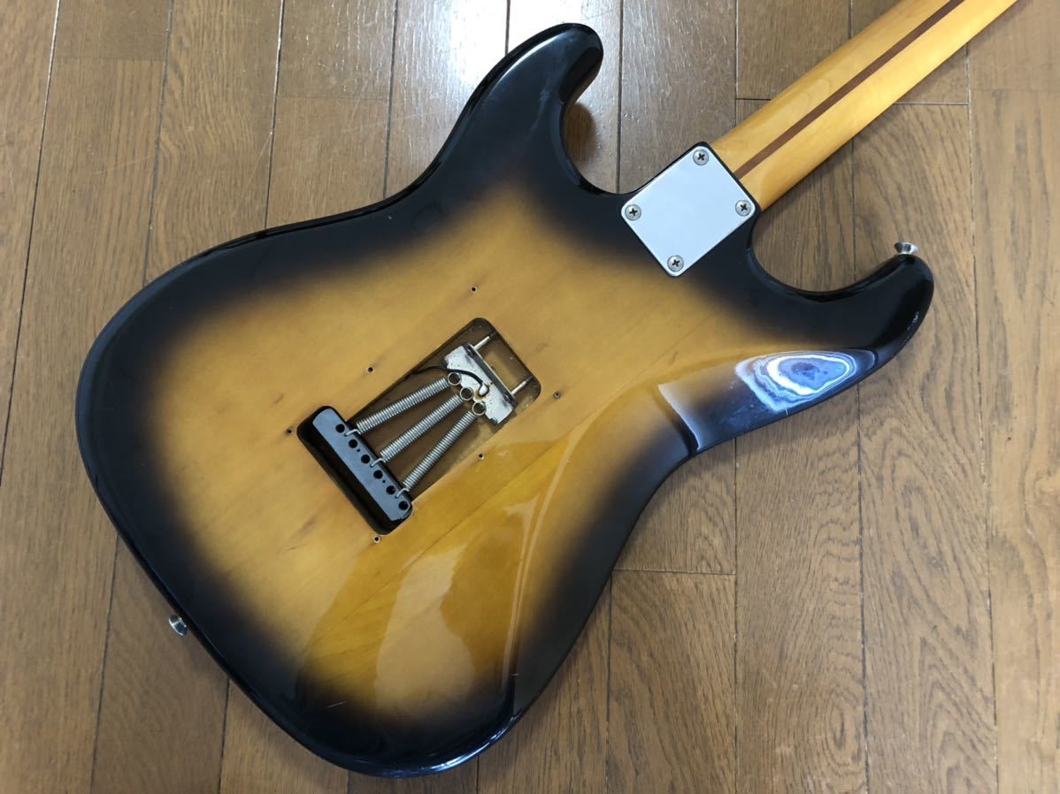 [GT]Fender Japan Squier フェンダー・ジャパン・スクワイヤー ST57 2TS サンバースト Eシリアル メイプル1ピースネック！Made in Japanの画像9