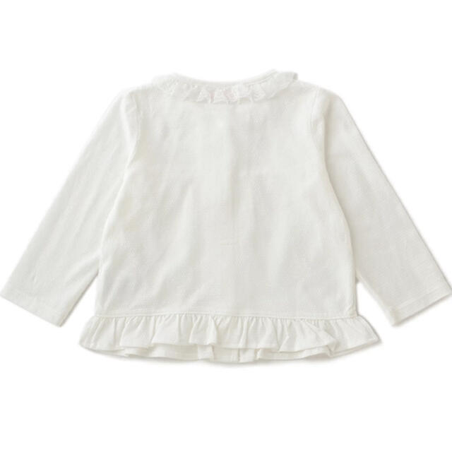 [ new goods ][ size :90] Mezzo Piano UV care frill ribbon cardigan 