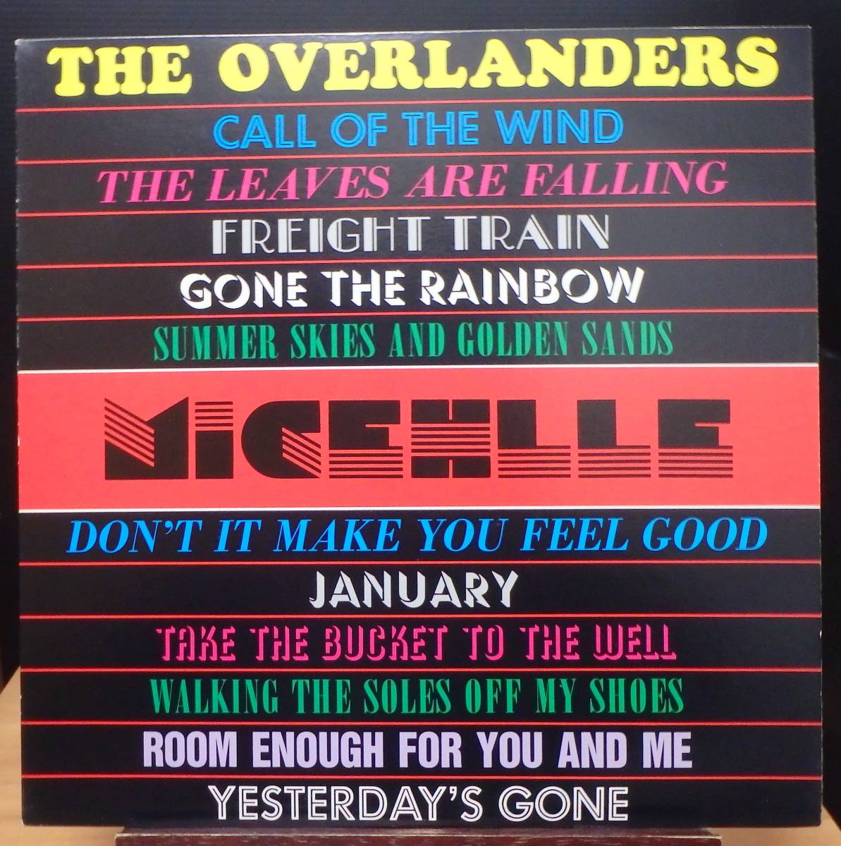 【BG281】THE OVERLANDERS「Michelle」, '86 JPN 国内初回盤　★ビート／フォーク・ロック_画像1