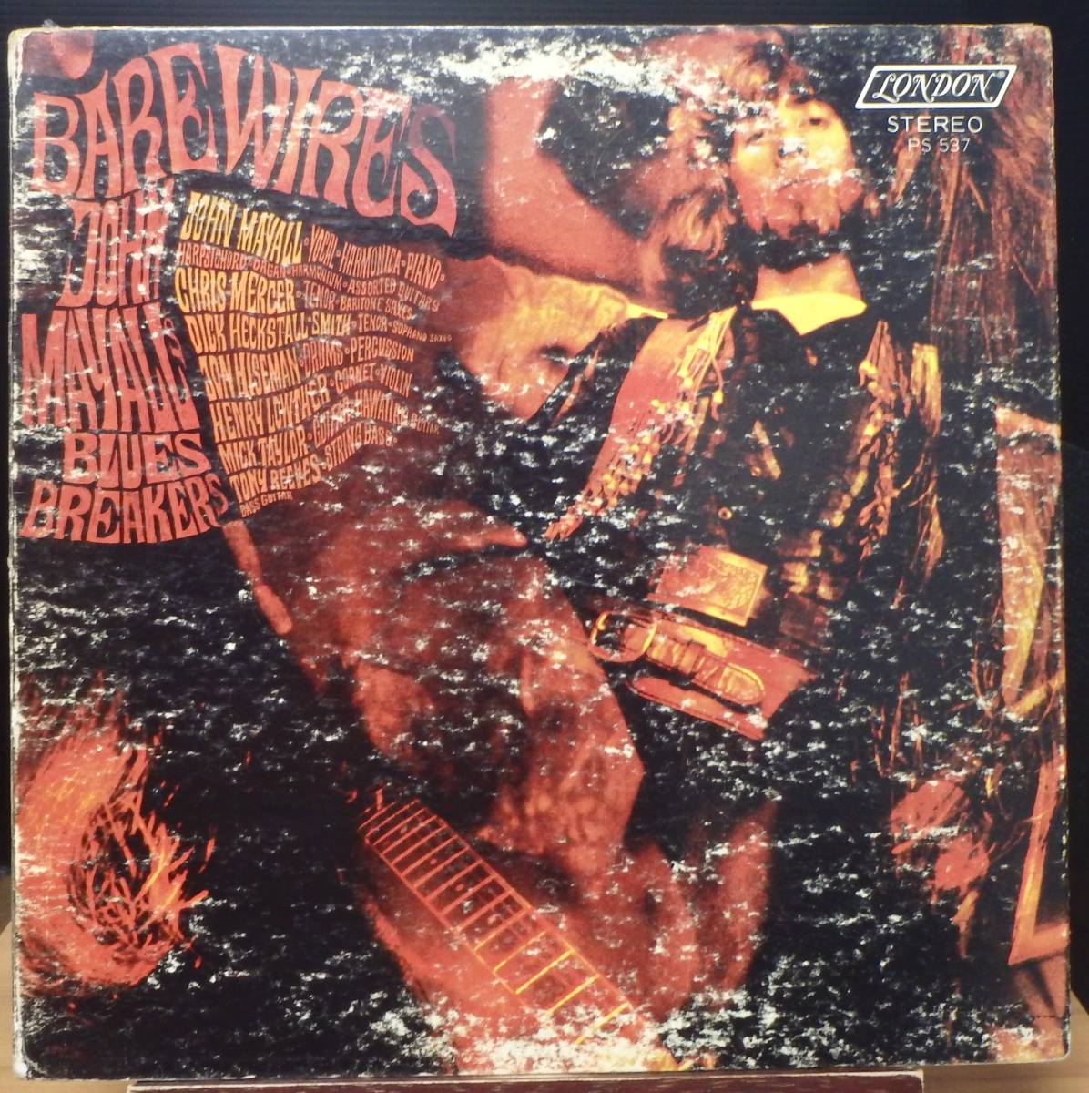 【WB057】JOHN MAYALL’S BLUESBREAKERS 「Bare Wires」, ’68 US Original ★ブリティッシュ・ブルース_画像1