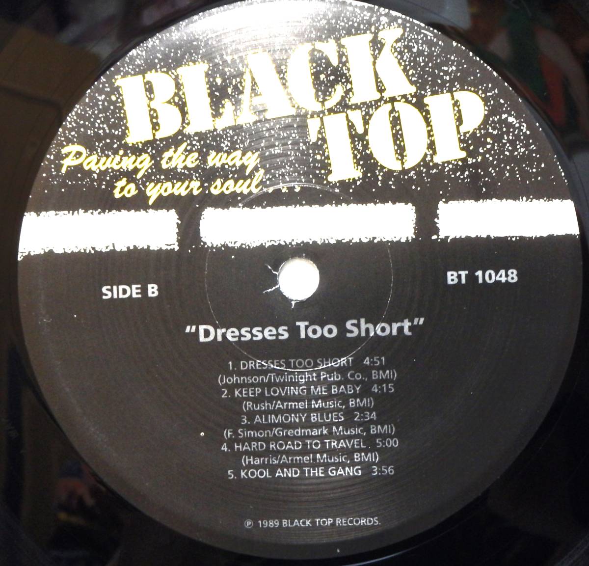 【WB203】BOBBY RADCLIFF 「Dresses Too Short」, ’89 US Original　★ブルース・ロック/シカゴ・ブルース_画像5
