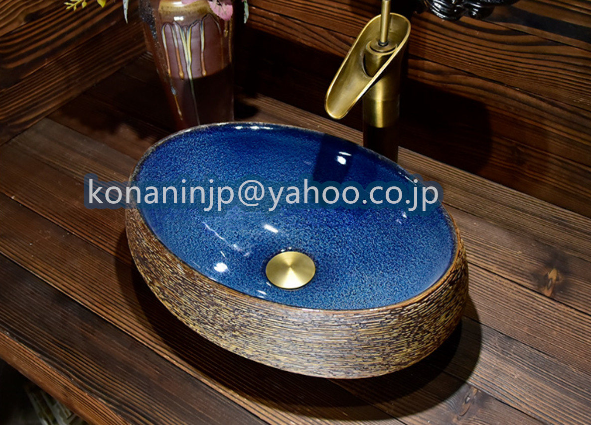 超人気◇豪華 洗面ボウル 陶器 デザインシンク 洗面台 トイレ 手水鉢