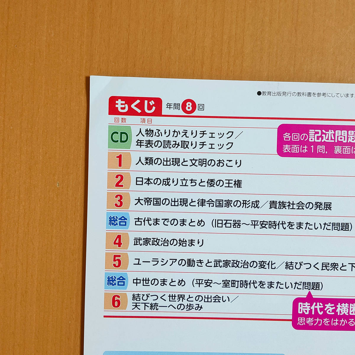 令和4年対応 新学習指導要領「積み上げ 歴史 1年 教育出版版 令和4年対応 新学習指導要領「積み上げ 歴史 1年 教育出版版