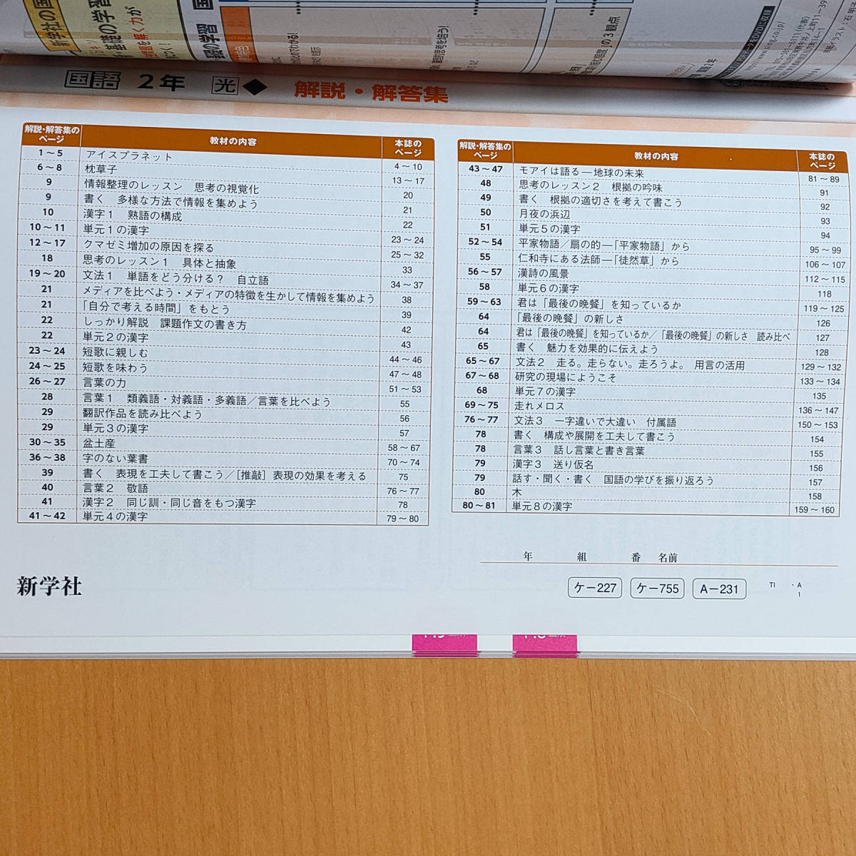 令和4年対応 新学習指導要領 新 基礎の学習 国語 2年 光村図書版 ステップアップ式古典 解答集 付 新学社 答え 光村 光 新基礎 教科書準拠 売買されたオークション情報 Yahooの商品情報をアーカイブ公開 オークファン Aucfan Com