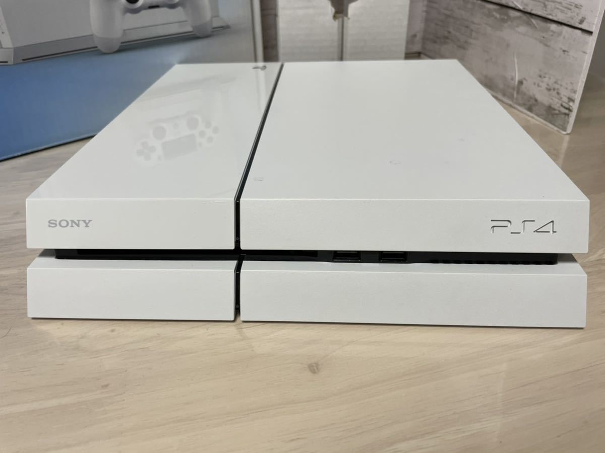 【動作良好】PS4本体 500GB CUH-1100A グレイシャー・ホワイト