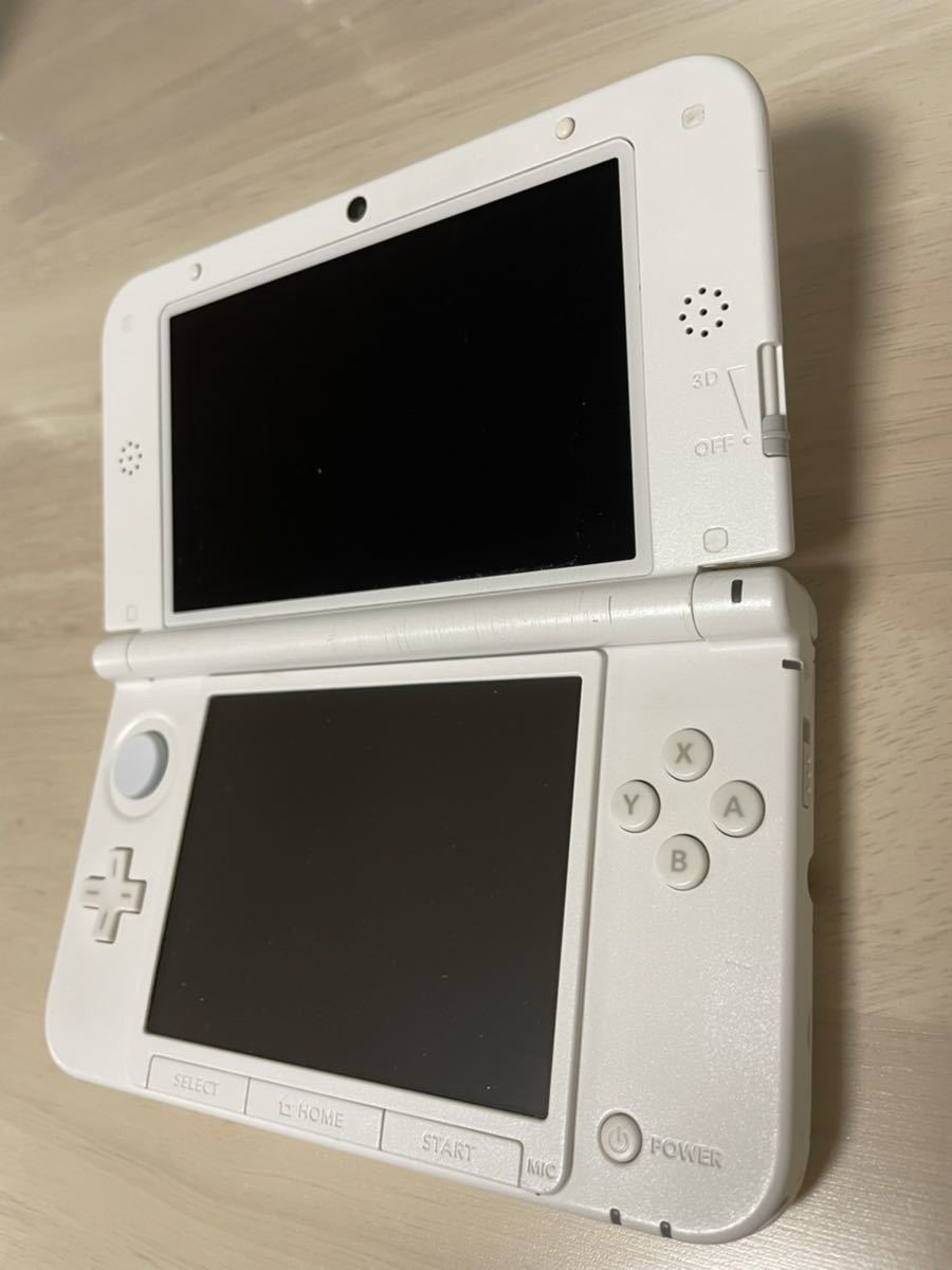 【動作良好】ニンテンドー3DS LL ホワイト 本体 純正充電器付き