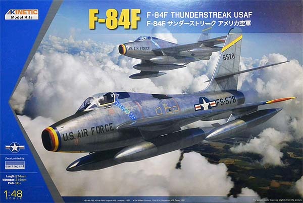 キネティック　48113　1/48 F-84F サンダーストリーク 米空軍_画像1