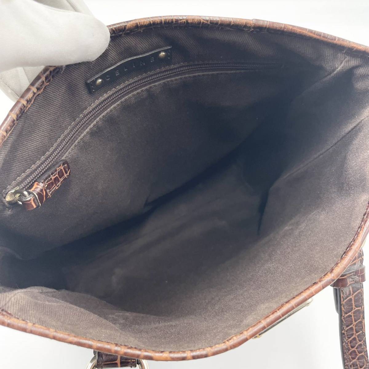 1円【希少・極美品】CELINE セリーヌ トートバッグ トリオンフ