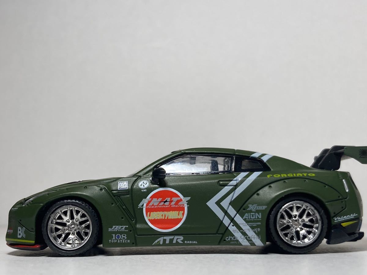 LBWK 特注 ニッサン　GT-R ゼロファイター 零式 1/64ミニカー