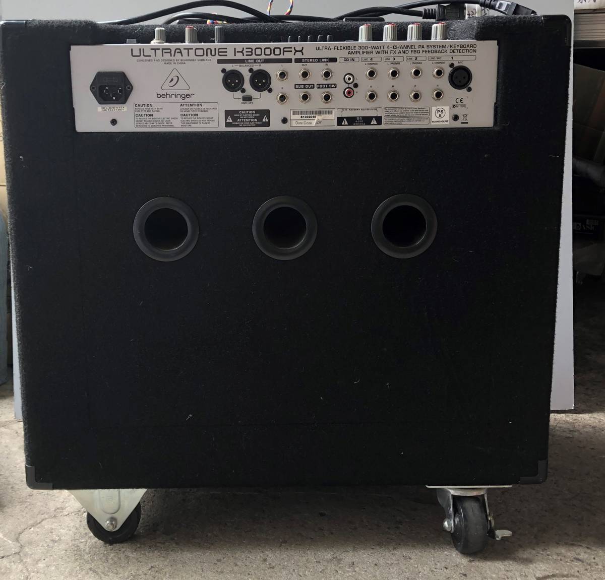 ロードして ヤフオク! - BEHRINGER K3000FX キーボードアンプ 簡易PA