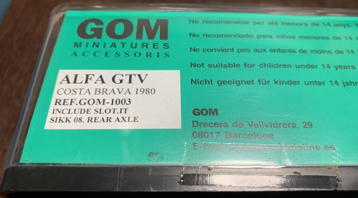 1/32 GOM アルファロメオ　GTV alfa romeo 1980 #3 costa brava _画像3