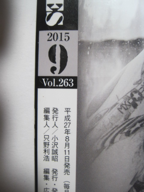 VIBES 2015 9月号 三原ほのか 平成27年 VIBES バイブス バイブズ（折込み付属）_画像3