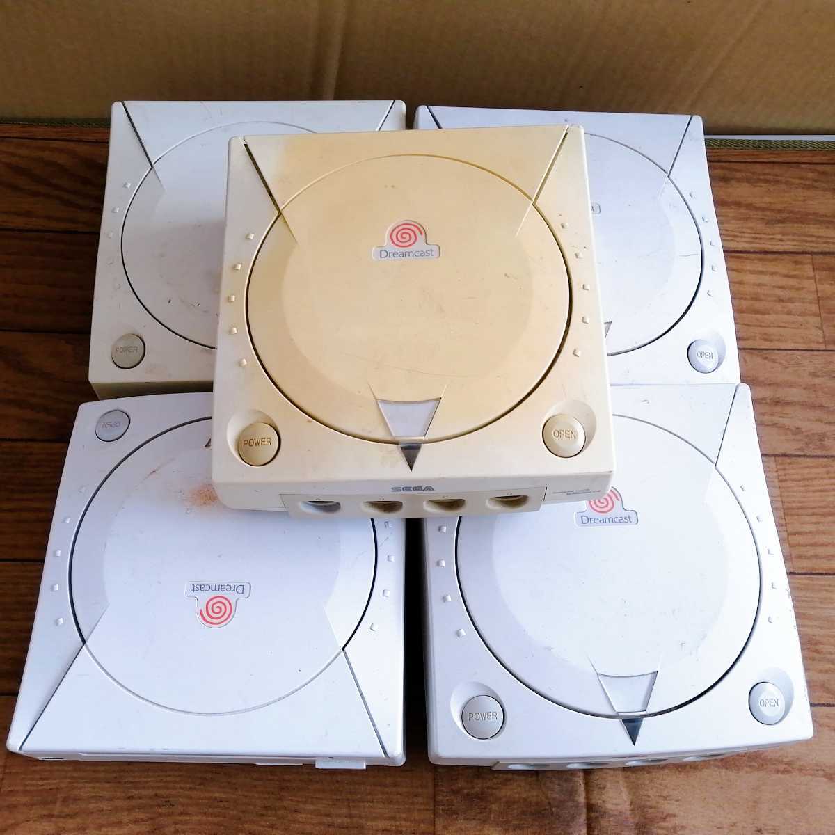 SEGA ドリームキャスト 本体　HKT-3000　Dreamcast まとめ　5台セット　セガ 52805_画像1