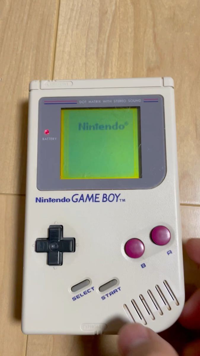【 Nintendo】初代 ゲームボーイ マリオほかソフト付