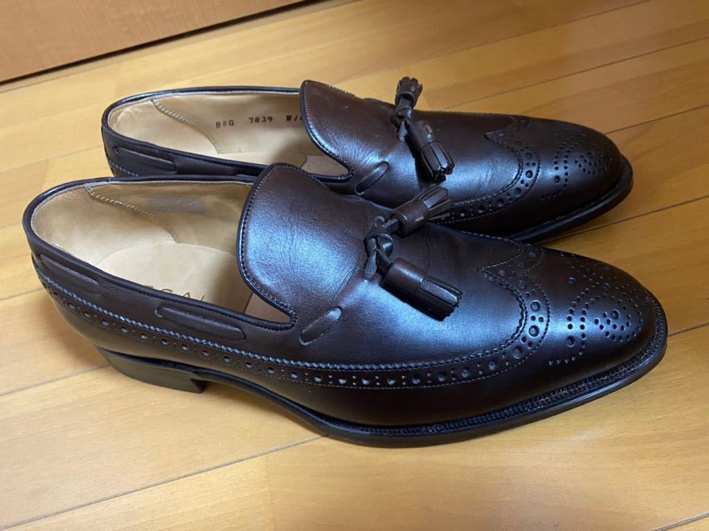 ヤフオク! - 極美品 リーガル W143 タッセルローファー 25 ダー...