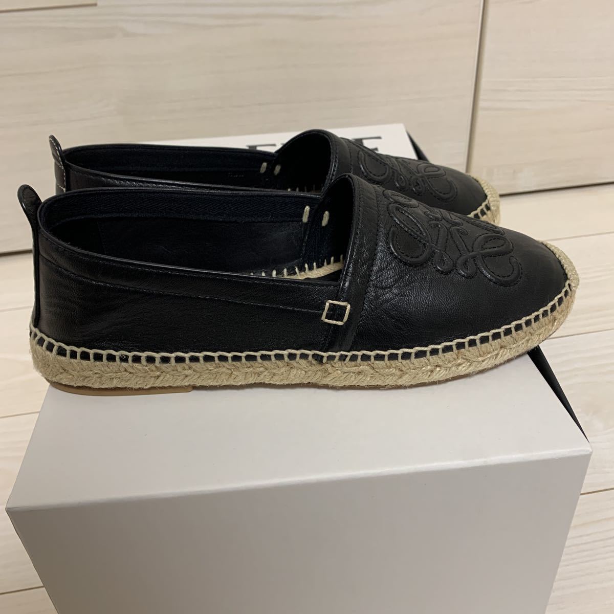 LOEWE ロエベ 靴 シューズ エスパドリューユ スリッポン レザー _画像4