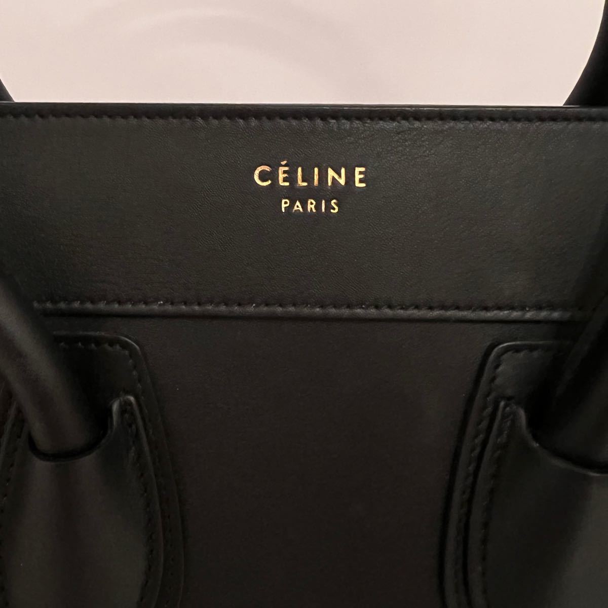 充実の品 ハンドバッグ-【旧ロゴ】CELINE セリーヌラゲージ マイクロ